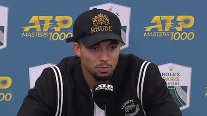 Tennis - Rolex Paris Masters 2024 - Arthur Fils : "Je tire un peu la langue..."