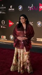 إطلالات نجوم الفن الذين حضروا الفيلم الجزائري "196 متر" في #مهرجان_الجونة_السينمائي 