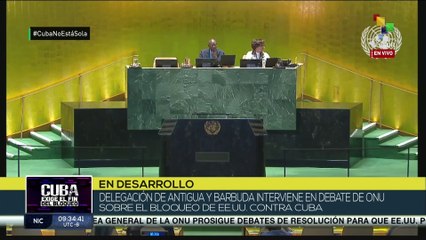 San Cristóbal y Nieves aprueba la resolución de poner fin al bloqueo a Cuba