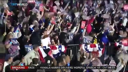 Kamala Harris delivers her final big pitch to American voters