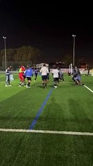 Entraînement avant la Coupe France