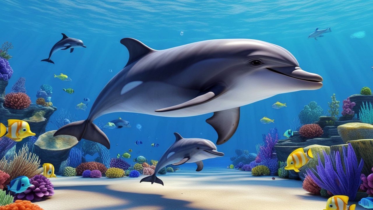 Neşeli Yunuslar Çocuk Şarkısı | çocuk video müzikleri, çocuk video şarkıları, çocuk şarkıları