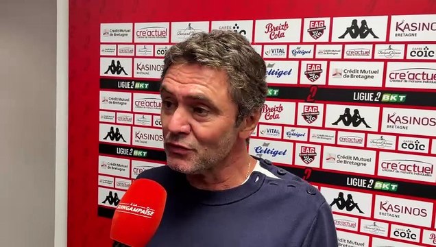 EAG - AC Ajaccio (1-0) : l'analyse de Sylvain Ripoll après la victoire