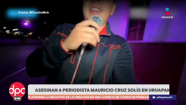 Asesinan al periodista Mauricio Cruz Solís en Uruapan, Michoacán