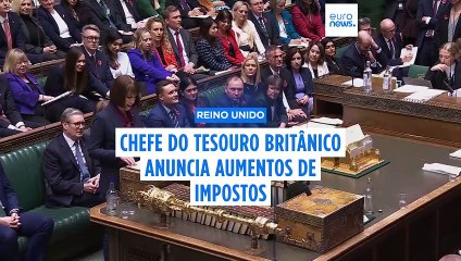 Ministra das finanças britânica revela aumento de impostos na ordem dos 40 mil milhões de libras