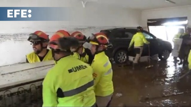 Imágenes del trabajo de la UME y los servicios de emergencias de Castilla La Mancha colaboran en Mira (Cuenca)