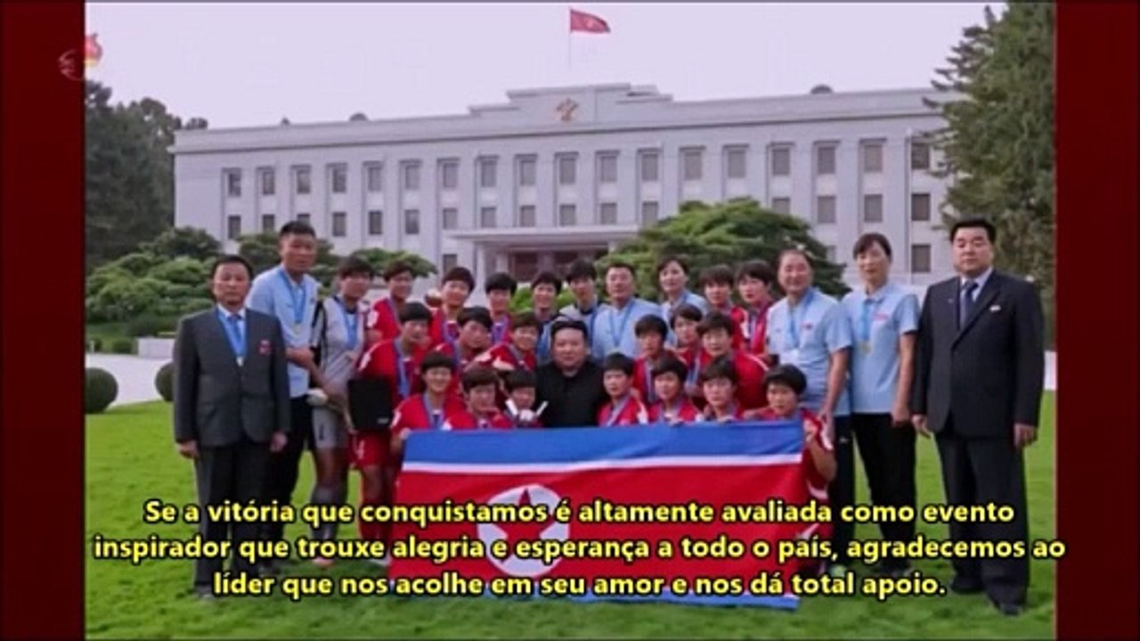 Técnico e jogadoras que conquistaram a Copa do Mundo de futebol feminino sub-20 falam sobre encontro com o Secretário-Geral