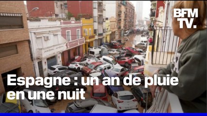 Hélitreuillages, rues transformées en torrent… les images des crues en Espagne