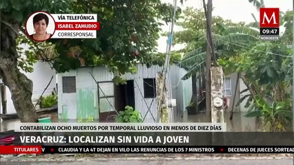 Joven muere al ayudar damnificados de temporal lluvioso en Veracruz