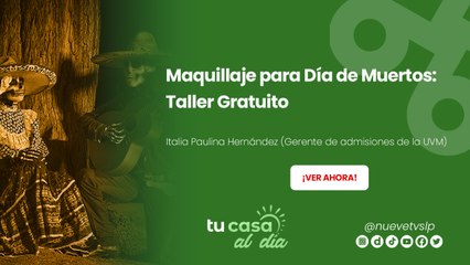Maquillaje para Día de Muertos: Taller Gratuito