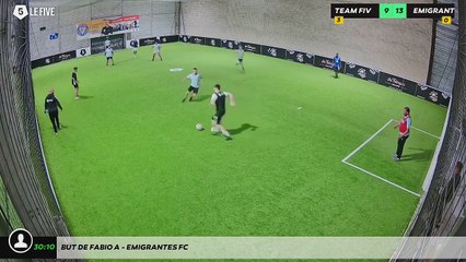 But de Fabio A - EMIGRANTES FC