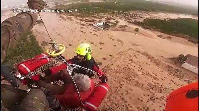 Caos y desolación en el centro-este de España, por inundaciones devastadoras