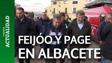 Page y Feijóo visitan Letur (Albacete), municipio afectado por la DANA