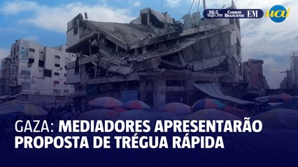 Mediadores apresentarão proposta de trégua de 'menos de um mês' em Gaza