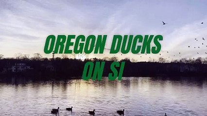 Oregon Ducks senior Jeffrey Bassa on Michigan running back Kalel Mullings