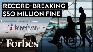 Here's Why American Airlines Was Fined A Record $50 Million For Mistreating Disabled Passengers