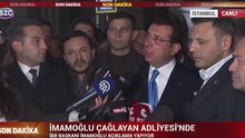 Ekrem İmamoğlu Çağlayan Adliyesi'nde: Yaşadıklarımız utanç verici