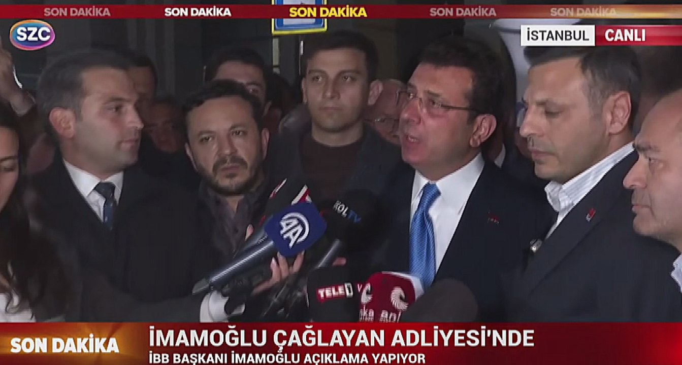 Ekrem İmamoğlu Çağlayan Adliyesi'nde: Yaşadıklarımız utanç verici