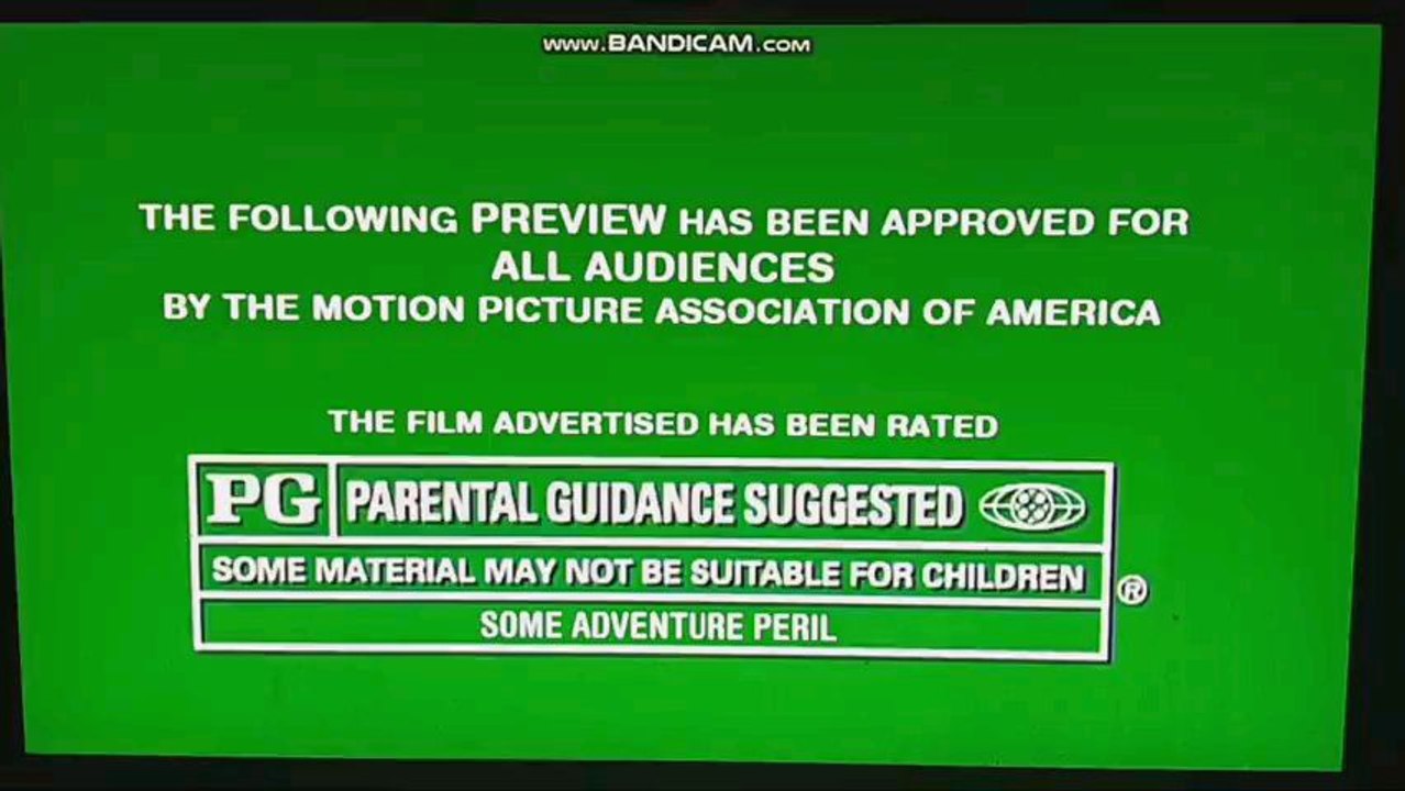 Rated PG SOME ADVENTURE PERIL