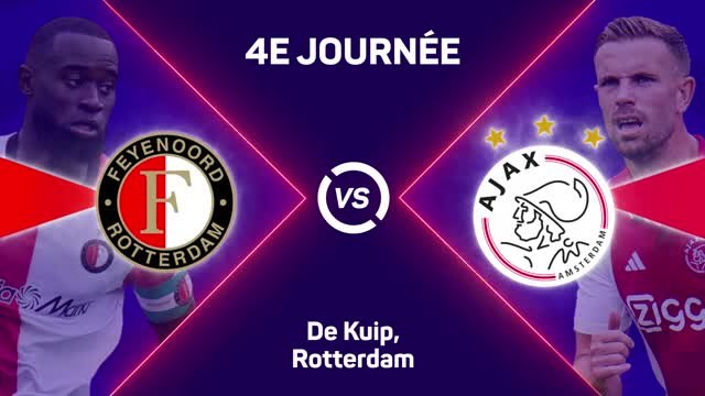 Eredivisie - L'Ajax inflige à Feyenoord sa première défaite de la saison en championnat