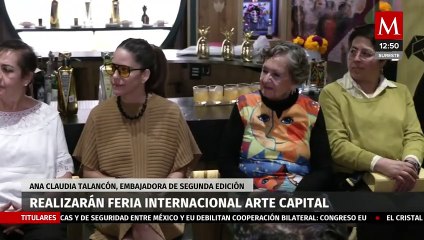 Actriz Ana Claudia Talancón se convierte en embajadora de la Feria Internacional de Arte Capital