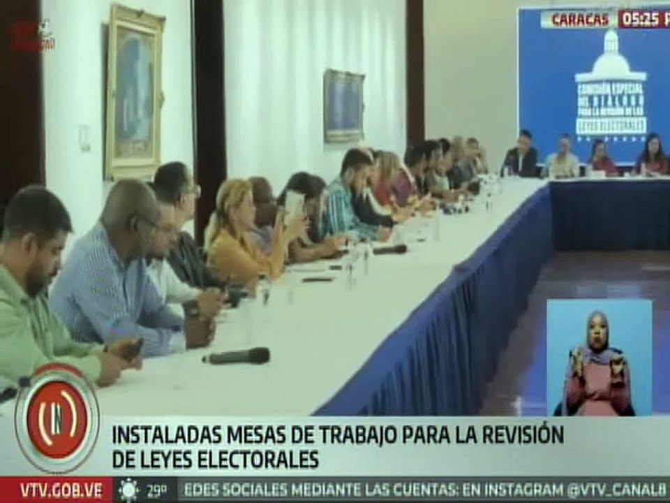 Caracas | Instalan mesas de trabajos para debatir reforma de leyes electorales