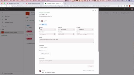 How to USE Microsoft Planner for Office 365 On a Mac - Tutorial 9 - Re-Assign Task to Bucket - New