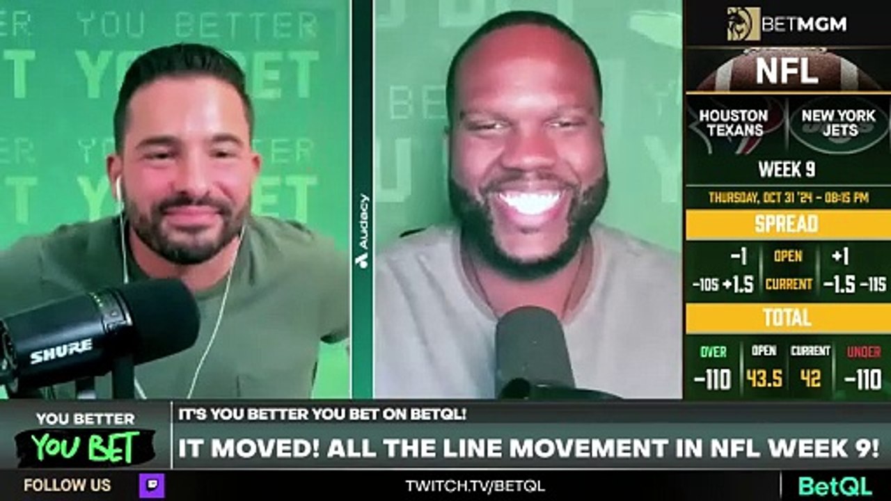 All the Line Moves in Texans vs Jets on Thursday Night