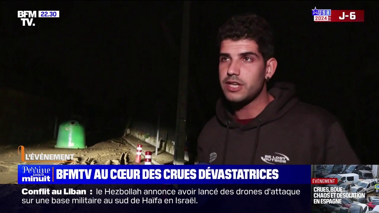 "Nous n'avons ni d'électricité, ni d'eau": La détresse des sinistrés de la région de Valence après les inondations