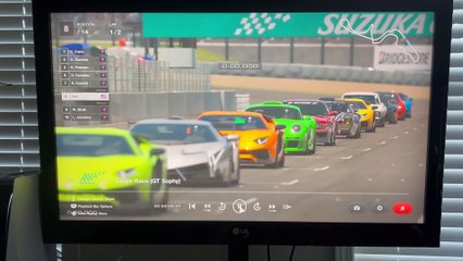 Nissan Silvia S15 Dark Force vs. GT Sophy - Suzuka Circuit