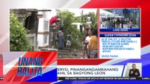 Ilang sementeryo, pinangangambahang bahain ulit dahil sa Bagyong Leon | Unang Balita