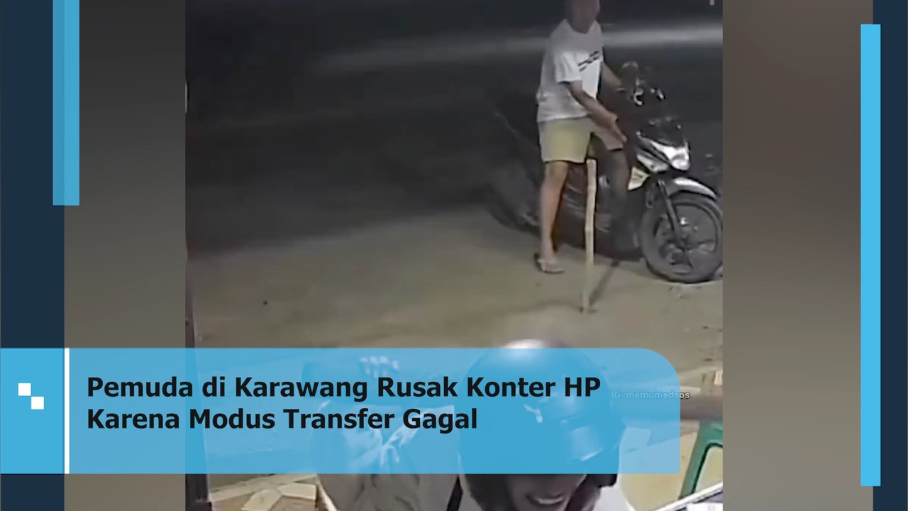 Pemuda di Karawang Rusak Konter HP Karena Modus Transfer Gagal-1