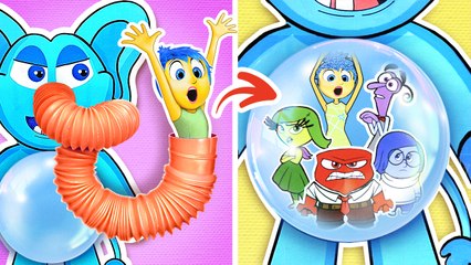 Help! INSIDE OUT is Kidnapped!  *Paper Game Book With Favorite Characters*