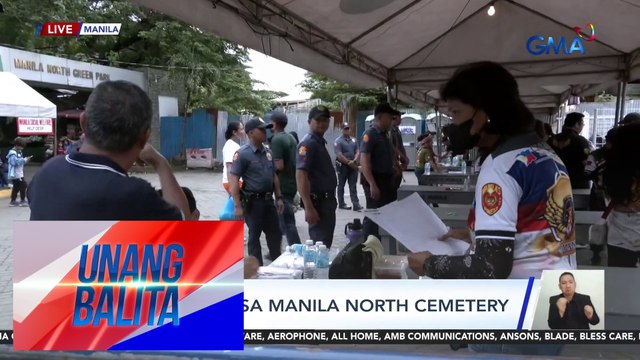 Sitwasyon sa Manila North Cemetery ngayong bisperas ng Undas | Unang Balita
