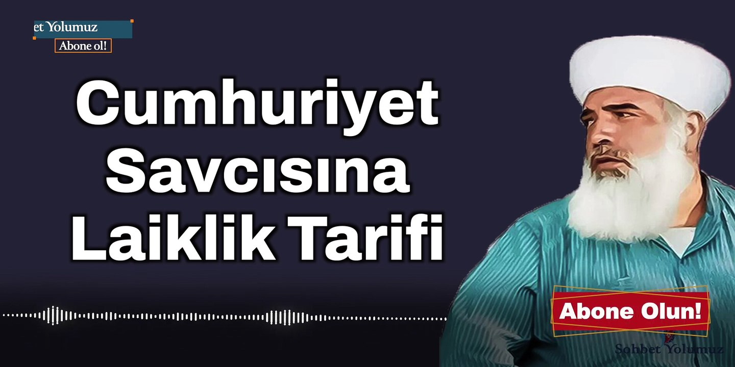 Cumhuriyet Savcısına Laiklik Tarifi - Timurtaş Uçar Hoca _ehlisünnet _namaz _sohbet _cumhuriyet