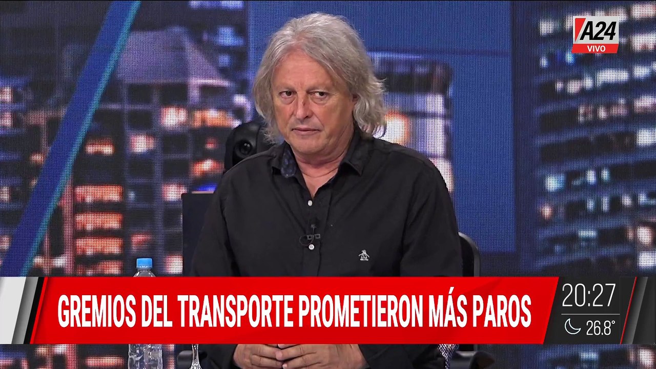 PARO DE TRANSPORTE: "POLLO" SOBRERO HABLA DEL POLÉMICO MENSAJE EN ESTACIONES DE TRENES