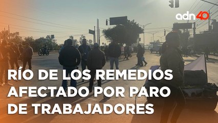 Río de los Remedios también resultó afectado por los bloqueos
