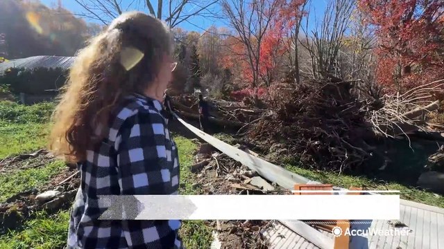 North Carolina woman describes terrifying experience of surviving a landslide during Helene