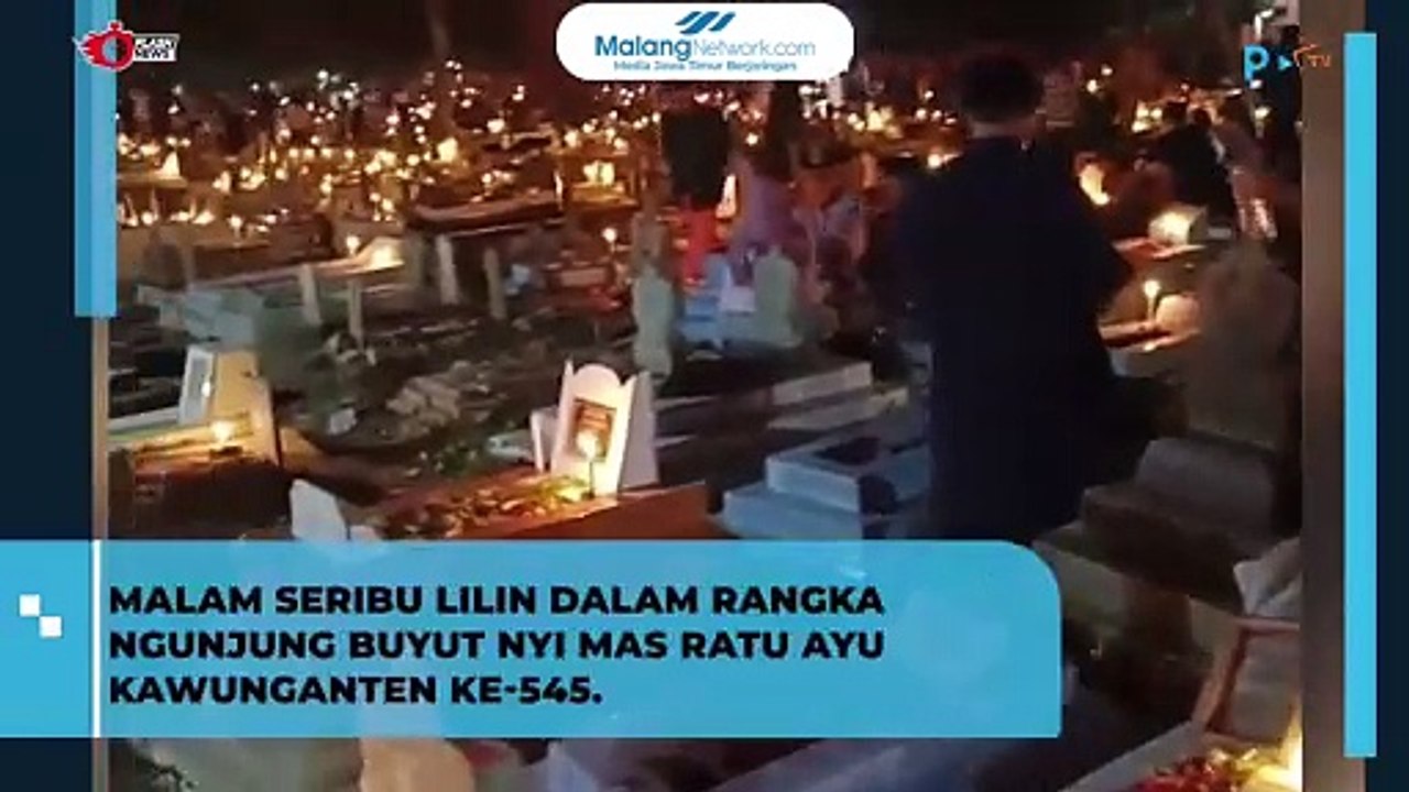 Momen Malam Seribu Lilin dalam Rangka Ngunjung Buyut Nyui Mas Ratu Ayu Kawunganten ke-545