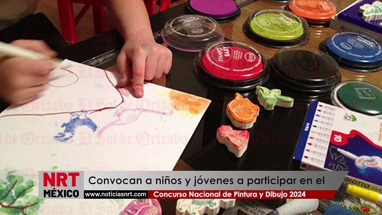 Convocan a niños y jóvenes a participar en el Concurso Nacional de Pintura y Dibujo 2024