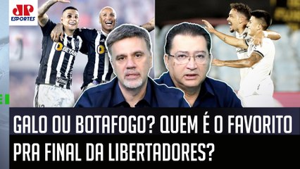 "Cara, pra mim, o FAVORITO pra essa FINAL Botafogo x Atlético-MG é o..." Libertadores GERA DEBATE!