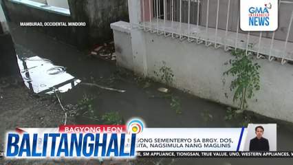 Malaking bahagi ng bagong sementeryo sa Brgy. Dos, baha pa rin; Mga bumibisita, nagsimula nang maglinis | Balitanghali