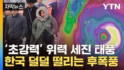 [자막뉴스] '초강력' 태풍이 남긴 파장에...한국 11월 첫주부터 한파 급습 / YTN