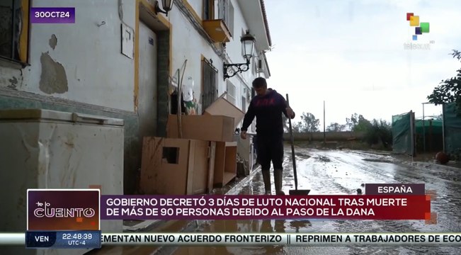 Te Lo Cuento 30-10: España de luto tras las muertes de decenas de personas