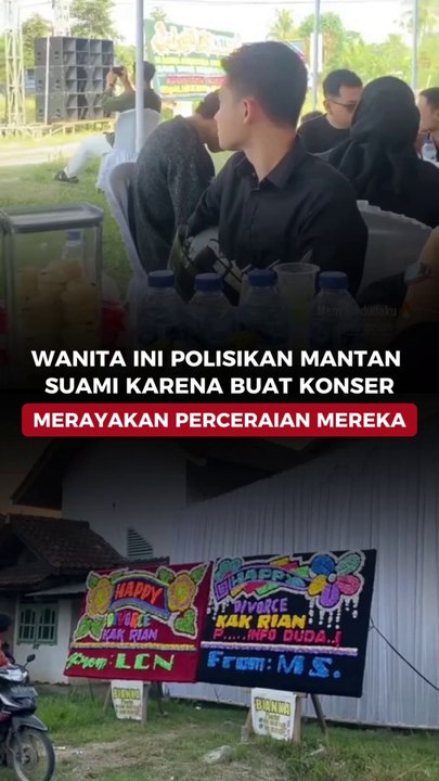 Wanita Ini Polisikan Mantan Suami Karena Buat Konser Merayakan Perceraian Mereka