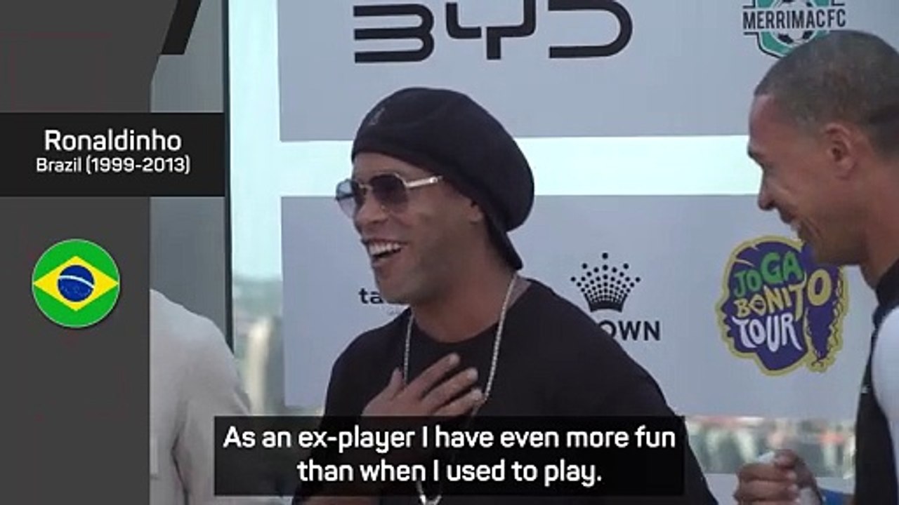 Ronaldinho laughs off talk of a come-back