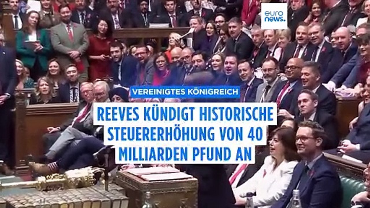 Labour stellt im Haushalt Steuererhöhungen von 40 Milliarden Pfund vor