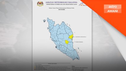 Cuaca panas tahap 1 di tiga kawasan - MetMalaysia