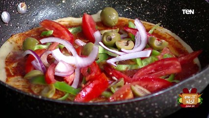 طريقة عمل بيتزا العجينة السائلة وفرينش توست بالكراميل | كل يوم أكلة