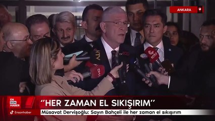 Müsavat Dervişoğlu'ndan Devlet Bahçeli ile tokalaşma açıklaması